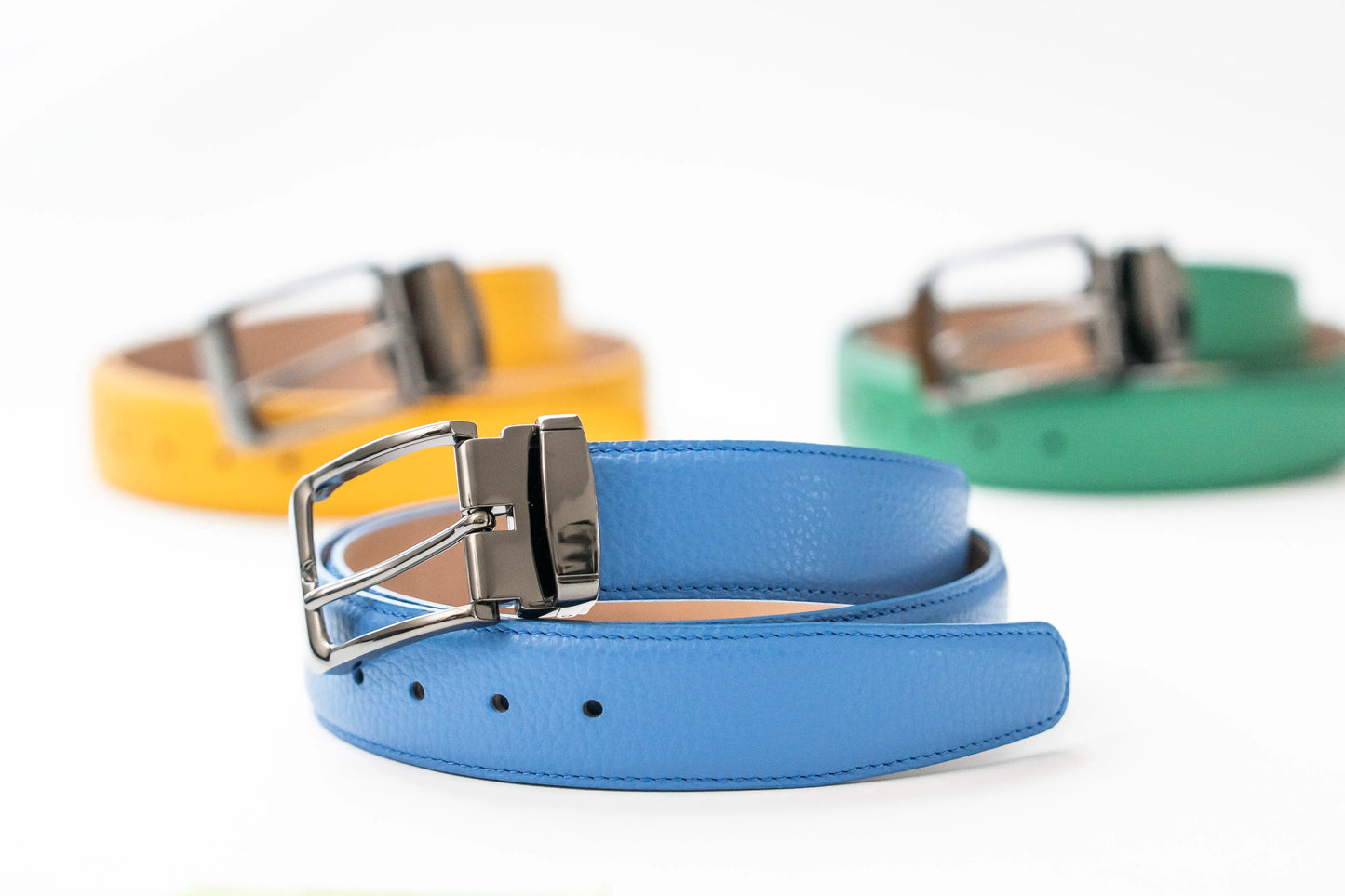 ベルトネクタイセット 青