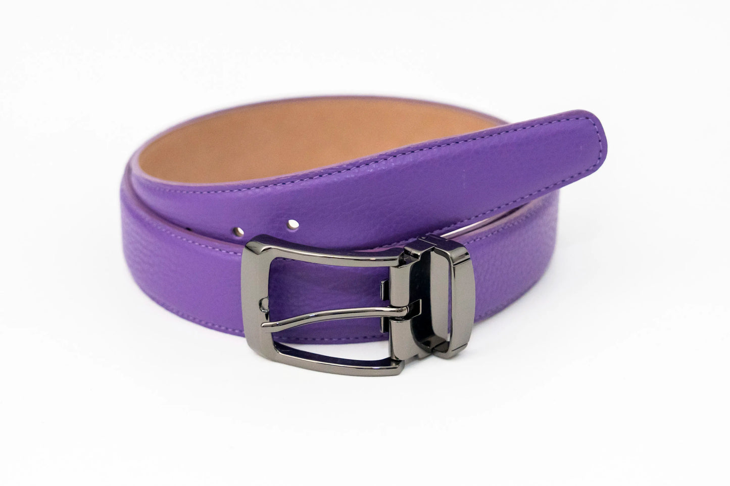 ベルトネクタイセット 紫