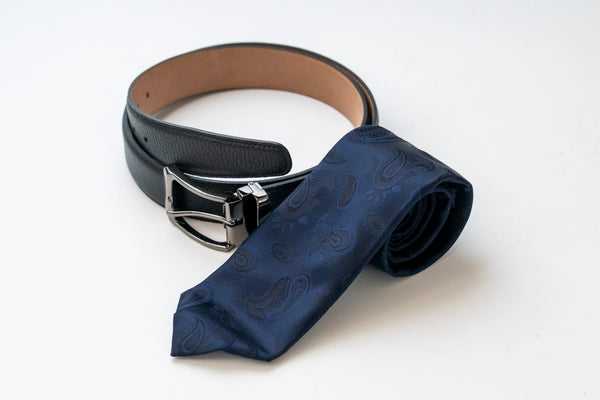 ベルトネクタイセット 黒