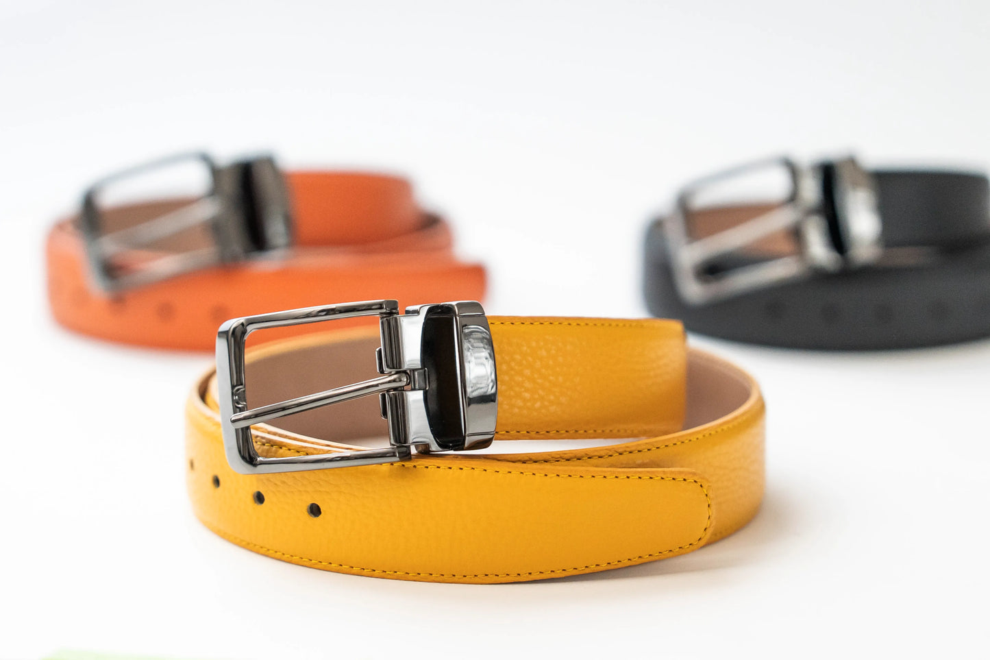 ベルトネクタイセット 黄