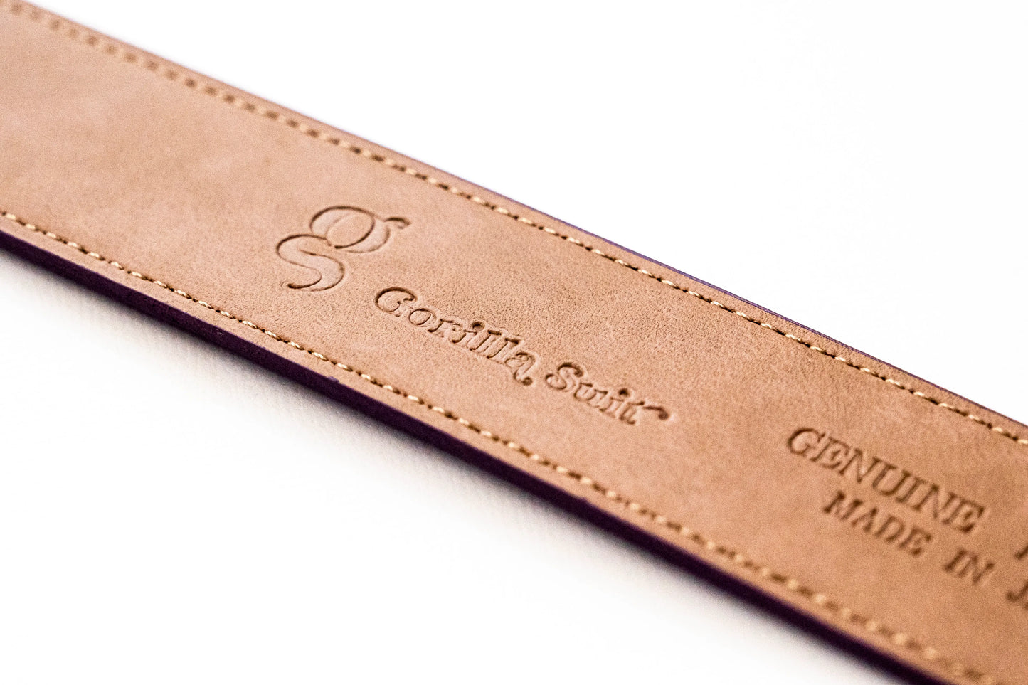 ベルトネクタイセット 紫