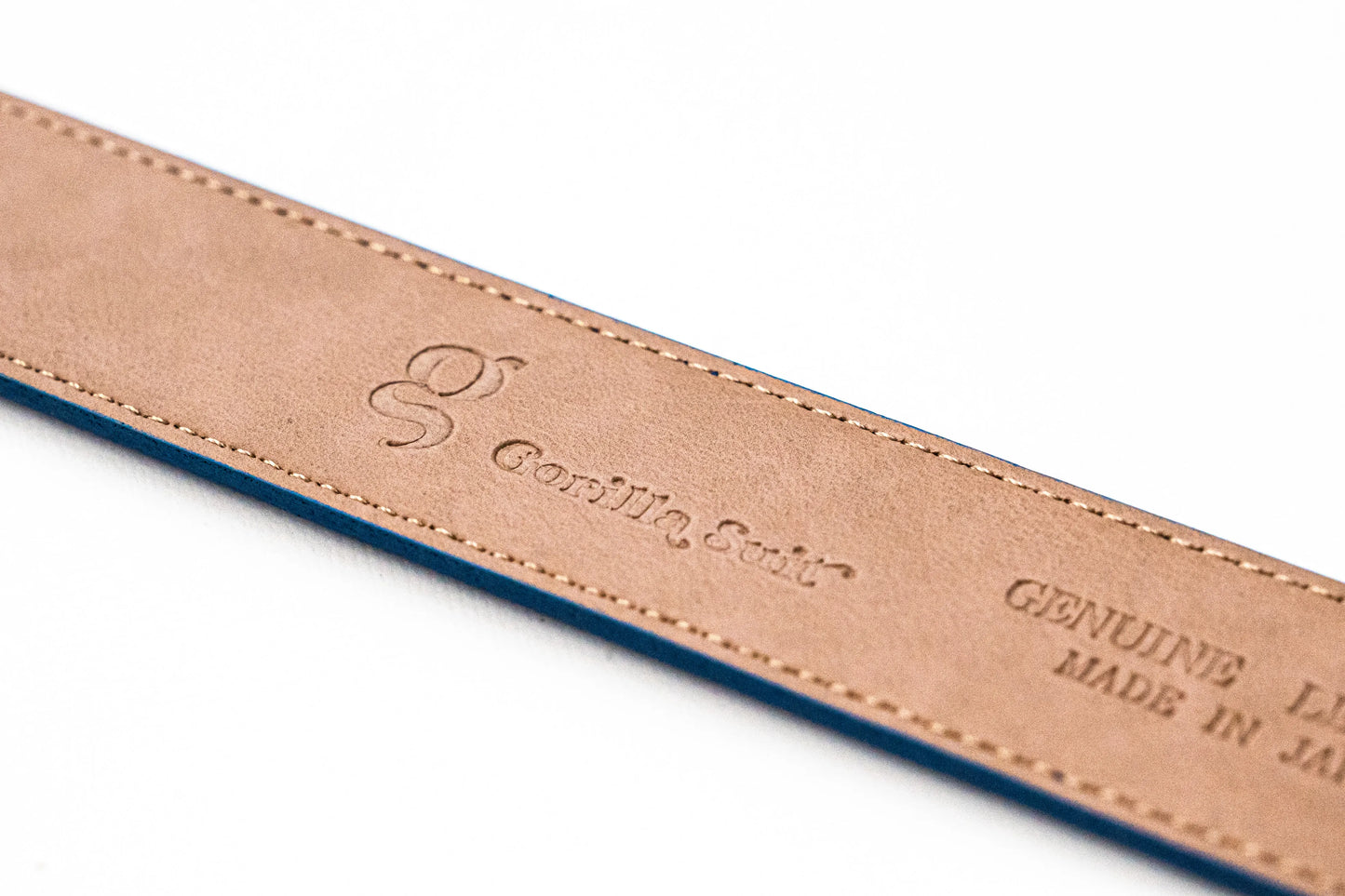 ベルトネクタイセット 青