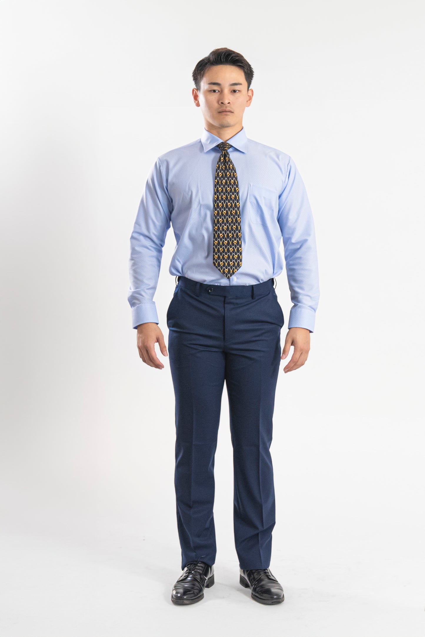 DRESS SHIRT シャツ サックス