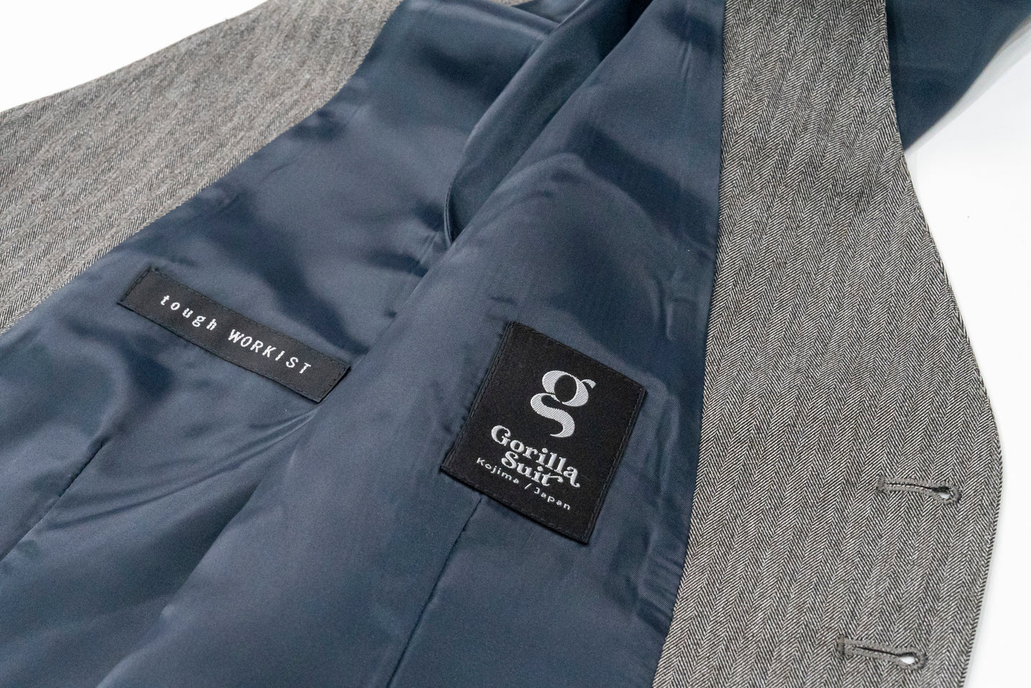 tough WORKIST Gorilla Suit ベスト グレー